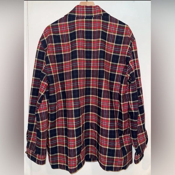 Gucci Wool Blend Sport Jacket Red/Blue Plaid Cocktail Attire Men’s Size 50L - Picture 3 of 10